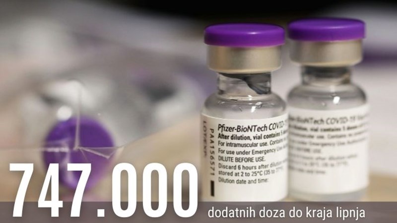 Plenković: Osigurali smo dodatnih 747 tisuća doza Pfizer–BioNTech cjepiva do kraja lipnja za hrvatske građane